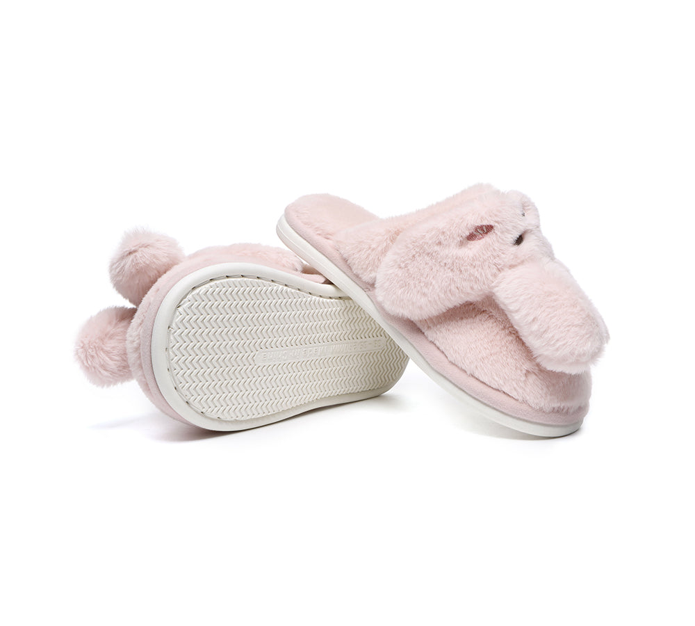 TARRAMARRA® Ultra Plush Bunny Strap Slippers