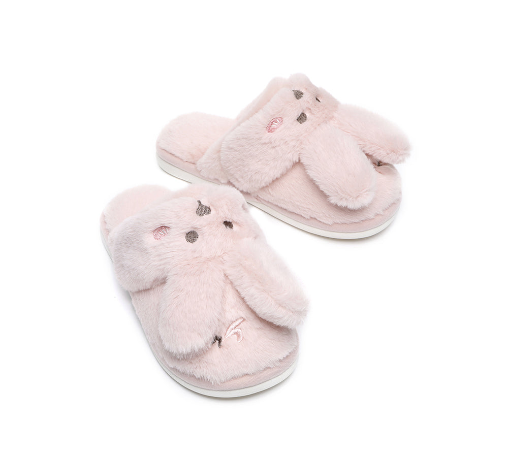 TARRAMARRA® Ultra Plush Bunny Strap Slippers