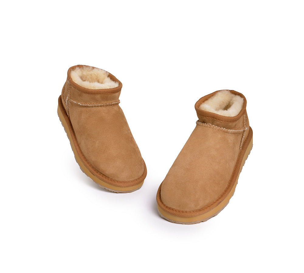 Urban UGG® Unisex Sheepskin Wool Ankle Ultra Mini Boots