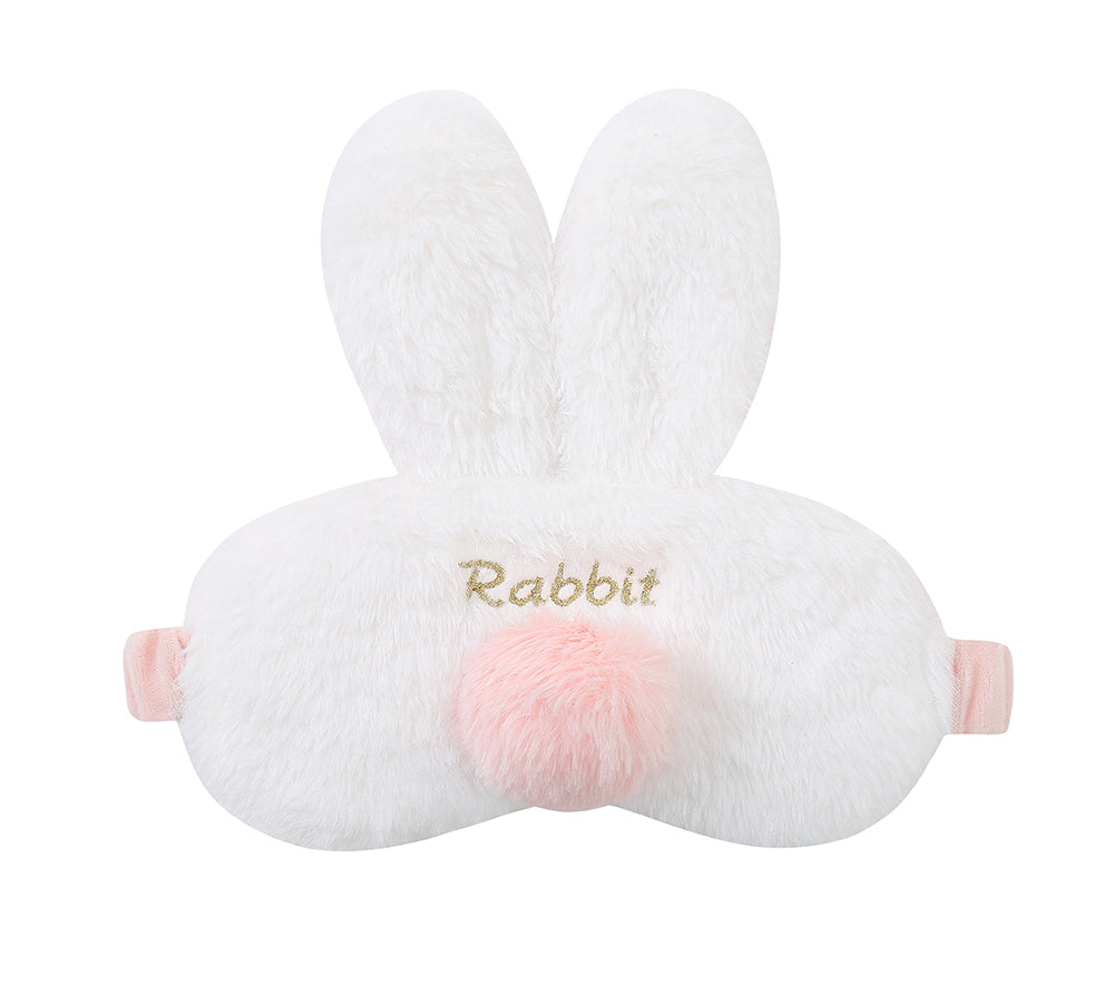 TARRAMARRA® Faux Fur Ultra Plush Rabbit Eye Mask