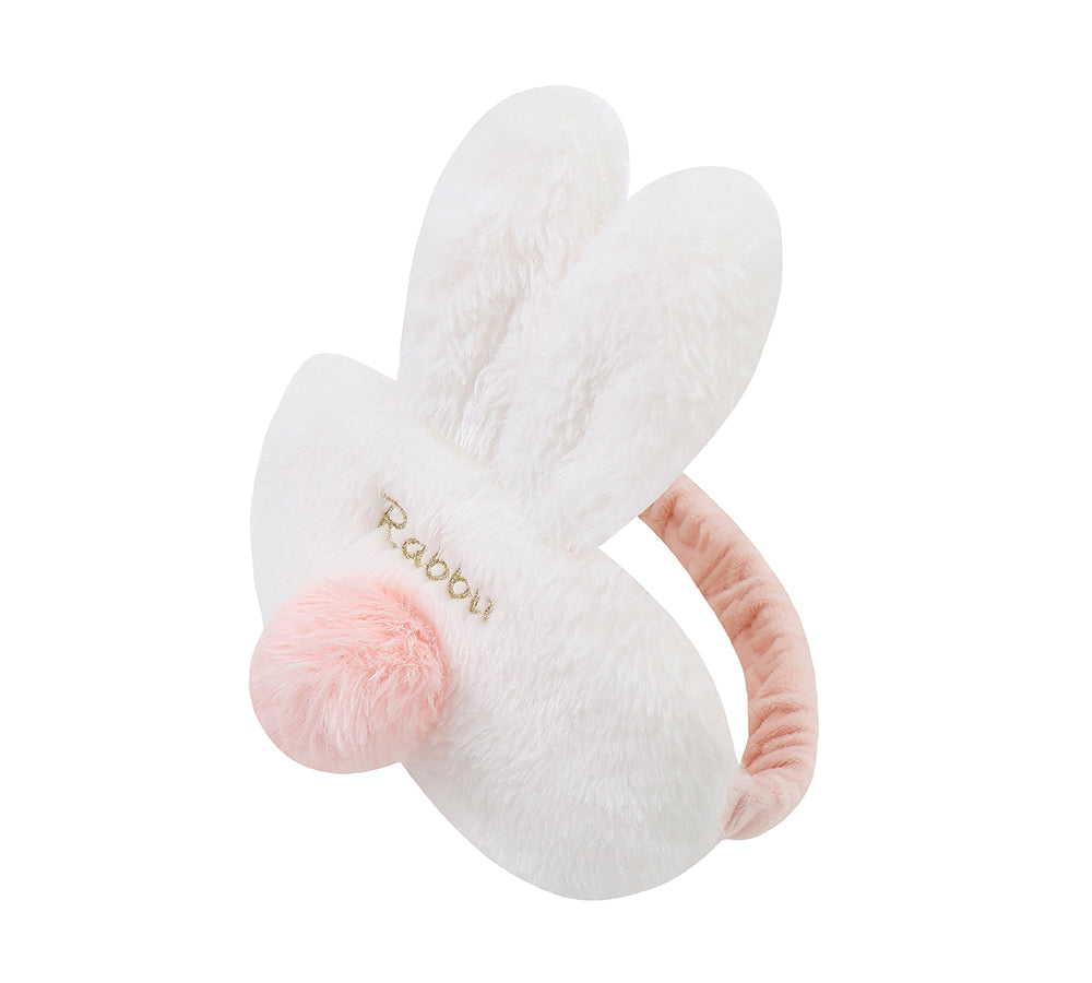 TARRAMARRA® Faux Fur Ultra Plush Rabbit Eye Mask