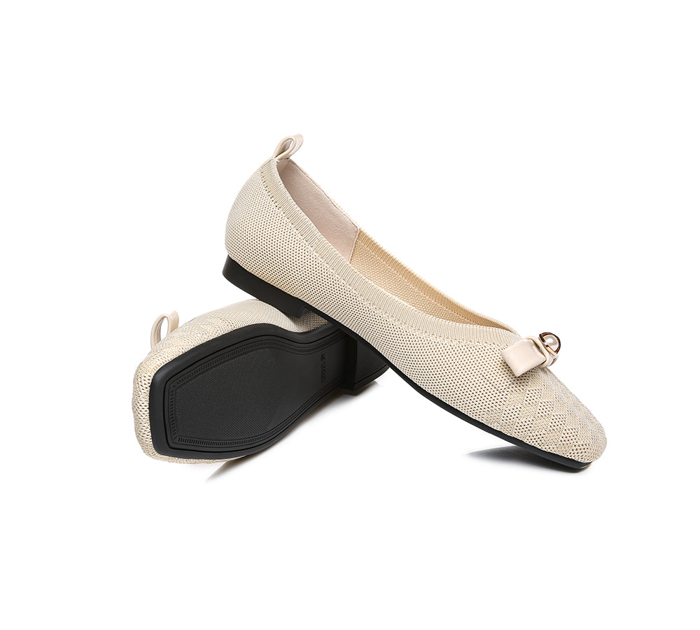 EVERAU® Flats With Bow Women Yolanda