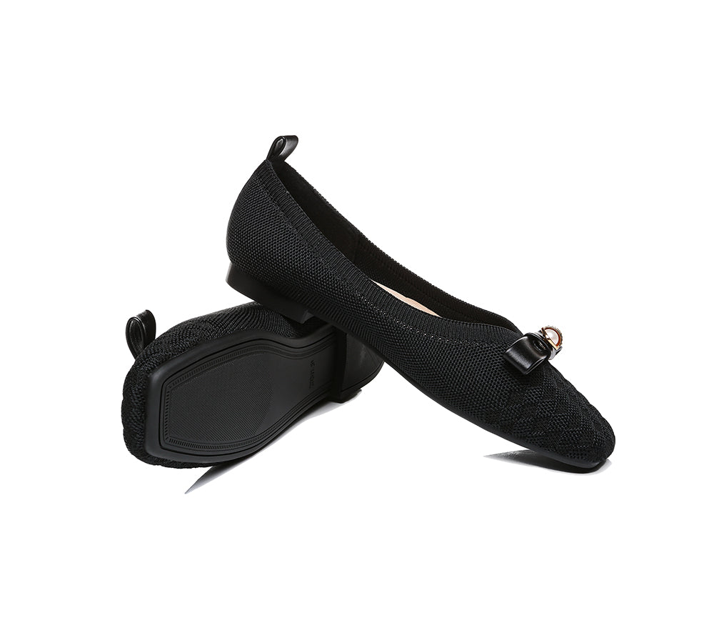 EVERAU® Flats With Bow Women Yolanda