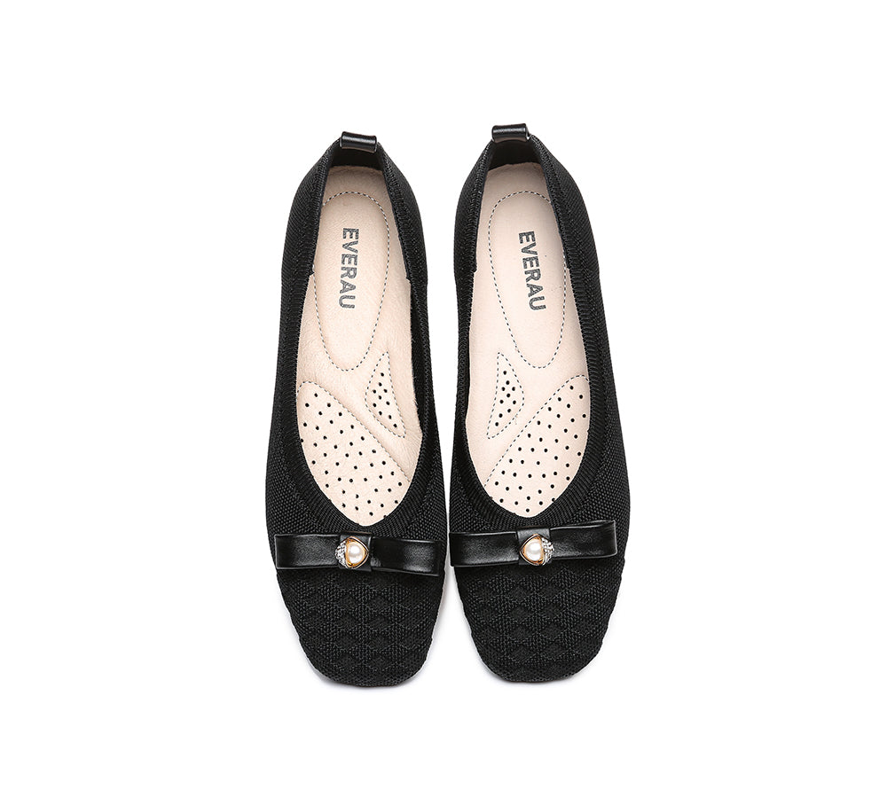 EVERAU® Flats With Bow Women Yolanda