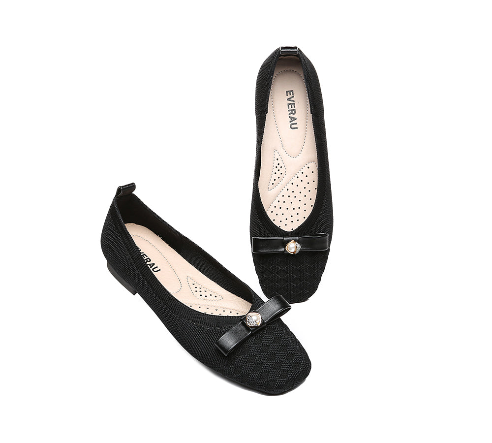 EVERAU® Flats With Bow Women Yolanda