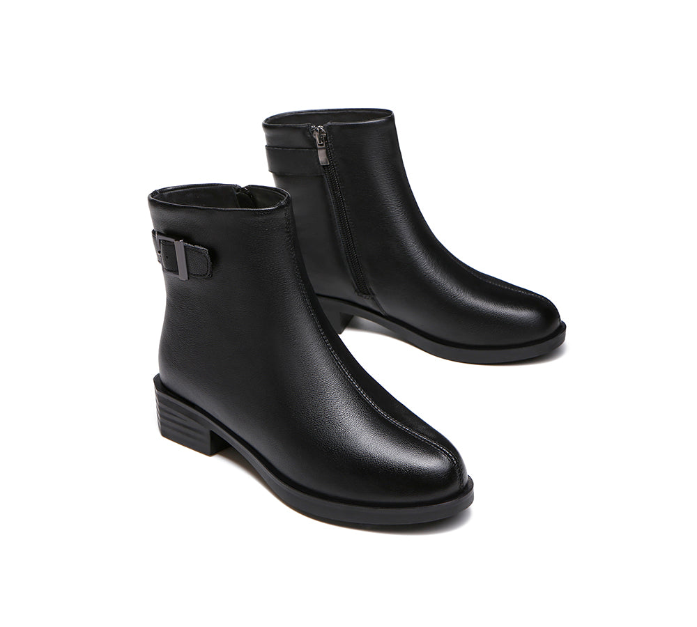 TARRAMARRA® Womens Ivana Black Leather Boots