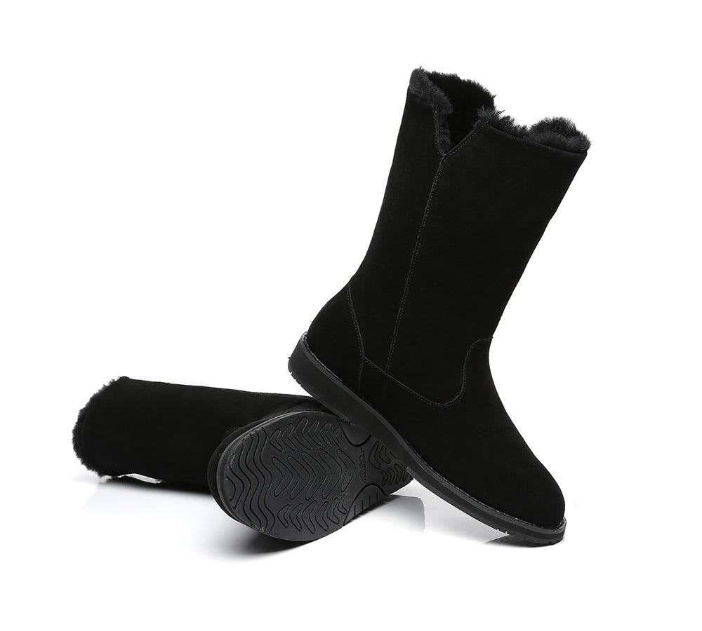 Black mid deals calf ugg boots