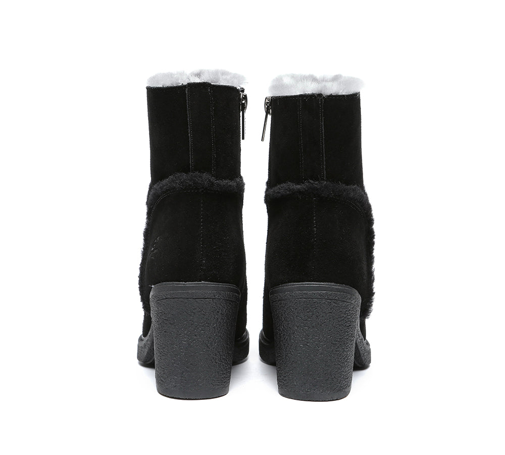 Ugg heels outlet with fur