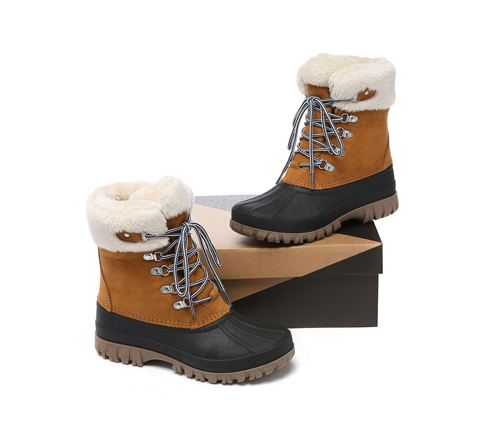 AUSTRALIAN SHEPHERD® Women Chunky Snow Boots Lace-up Natalia