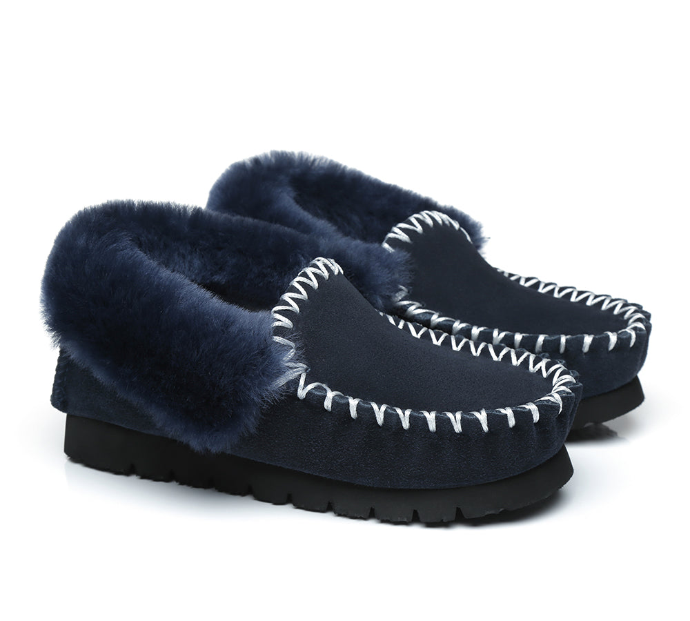 AUSTRALIAN SHEPHERD® Mens Popo Moccasins Big Size