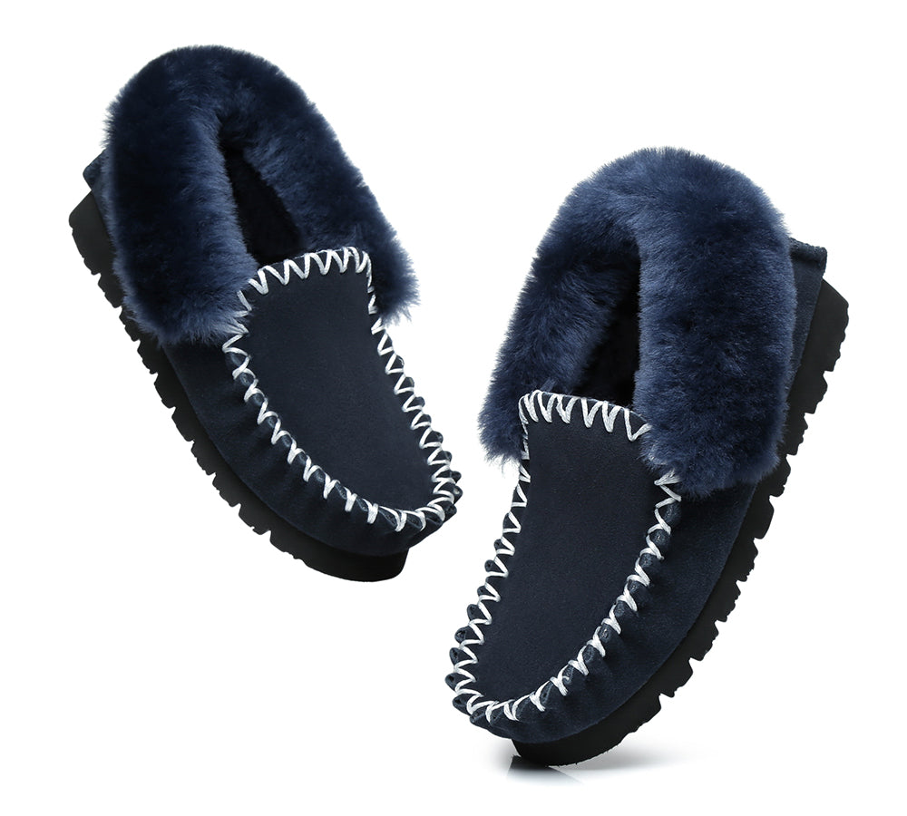 AUSTRALIAN SHEPHERD® Mens Popo Moccasins Big Size