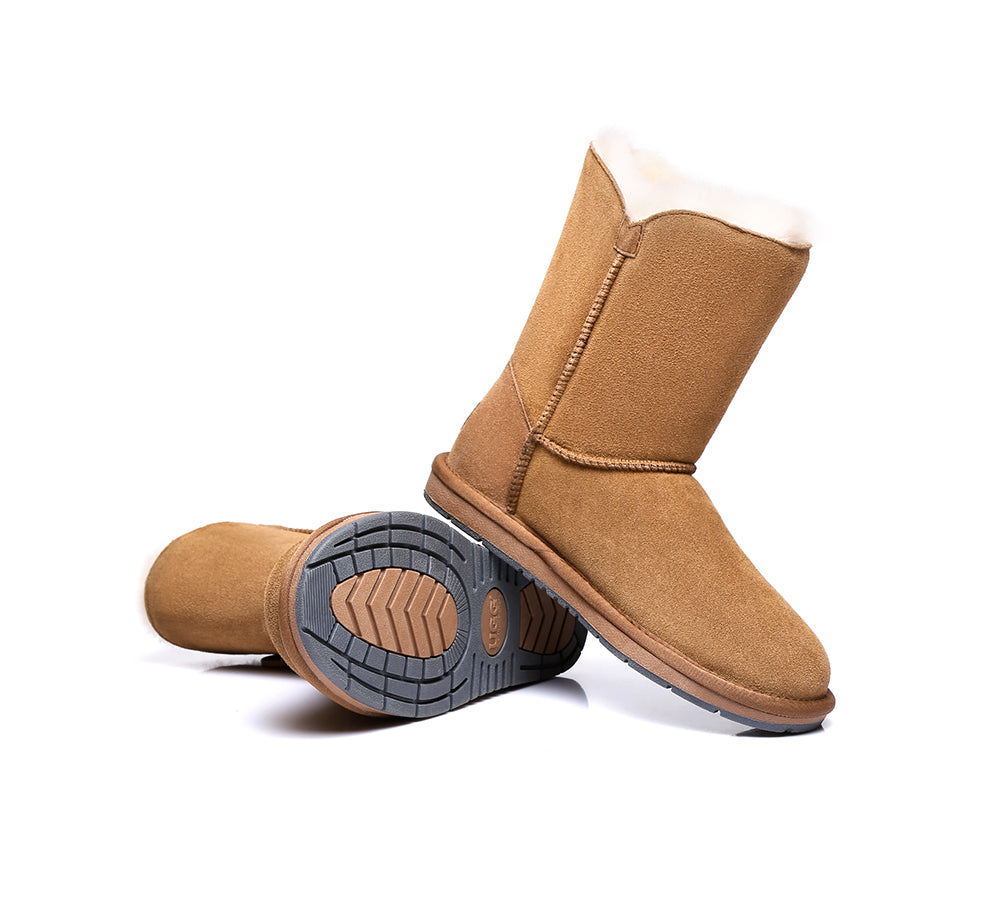 AUSTRALIAN SHEPHERD® Short Twin Button Ugg Boots