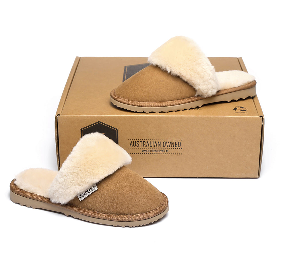 Urban UGG® Australian Made Sheepskin Collar Scuff Unisex