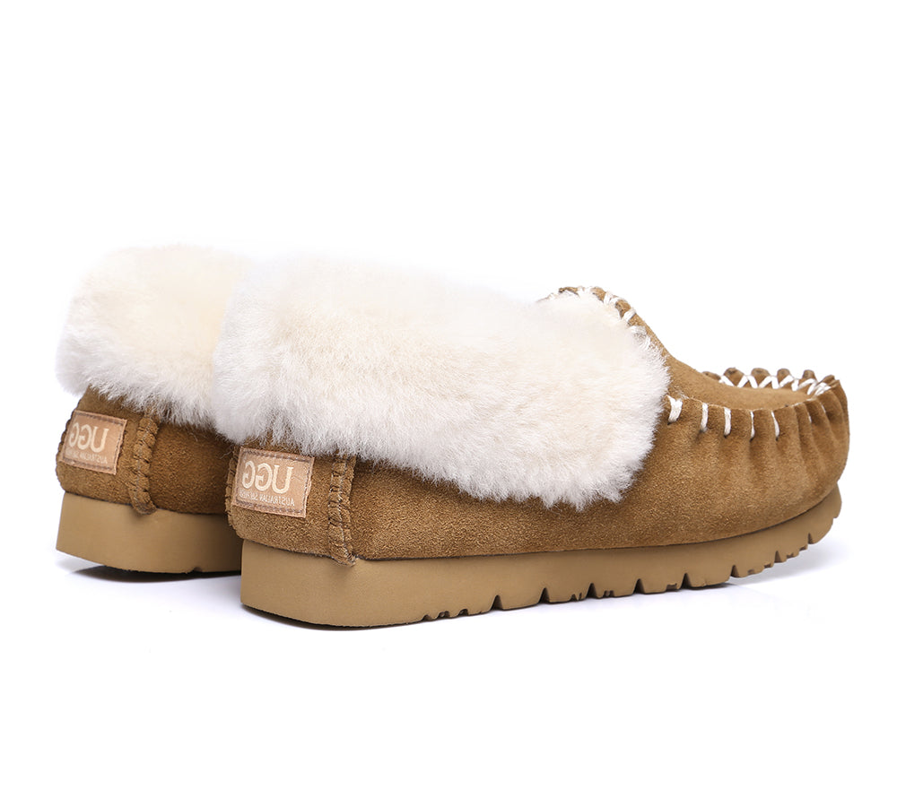 AUSTRALIAN SHEPHERD® Mens Popo Moccasins Big Size