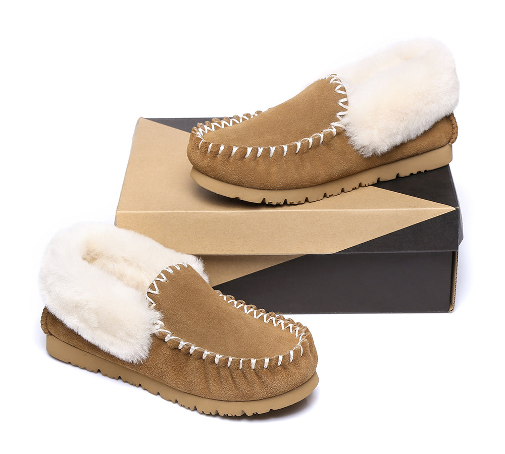 AUSTRALIAN SHEPHERD® Mens Popo Moccasins Big Size