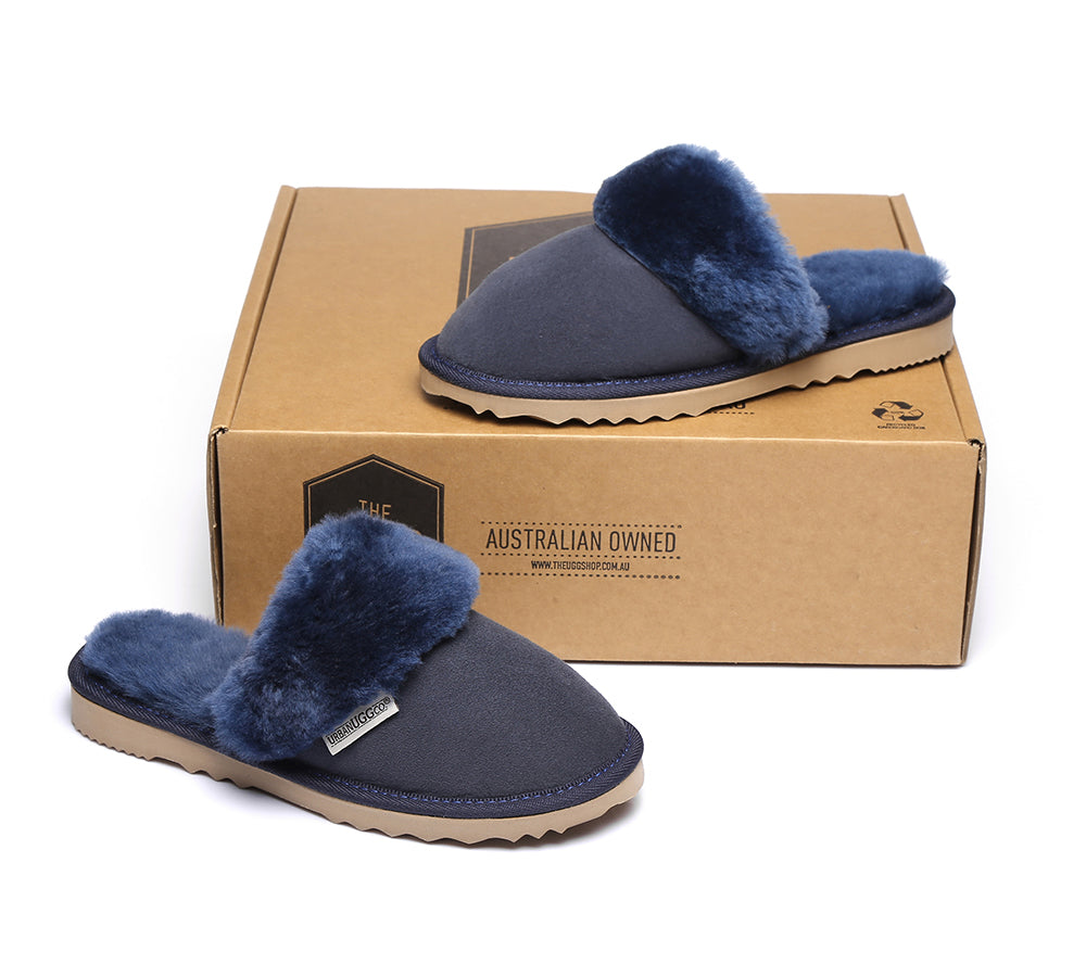 Urban UGG® Australian Made Sheepskin Collar Scuff Unisex