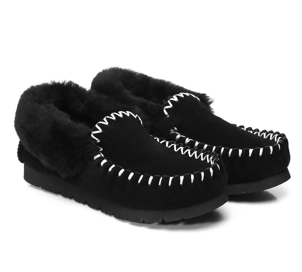 AUSTRALIAN SHEPHERD® Mens Popo Moccasins Big Size