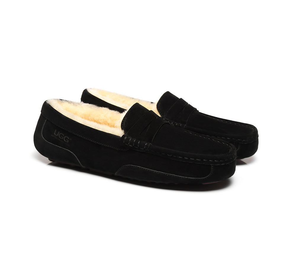 AUSTRALIAN SHEPHERD® Mens Fashion Ugg Moccasin