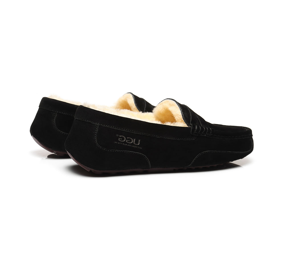 AUSTRALIAN SHEPHERD® Mens Fashion Ugg Moccasin