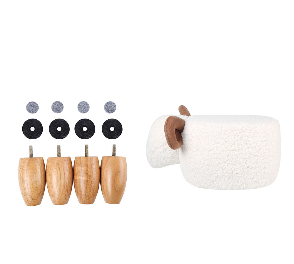 TARRAMARRA® Multi-functional Cute Ottoman Soft Sheep Pouffe