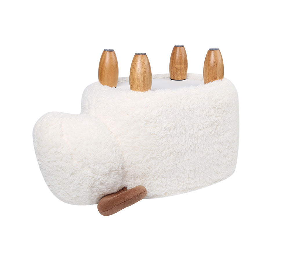 TARRAMARRA® Multi-functional Cute Ottoman Soft Sheep Pouffe