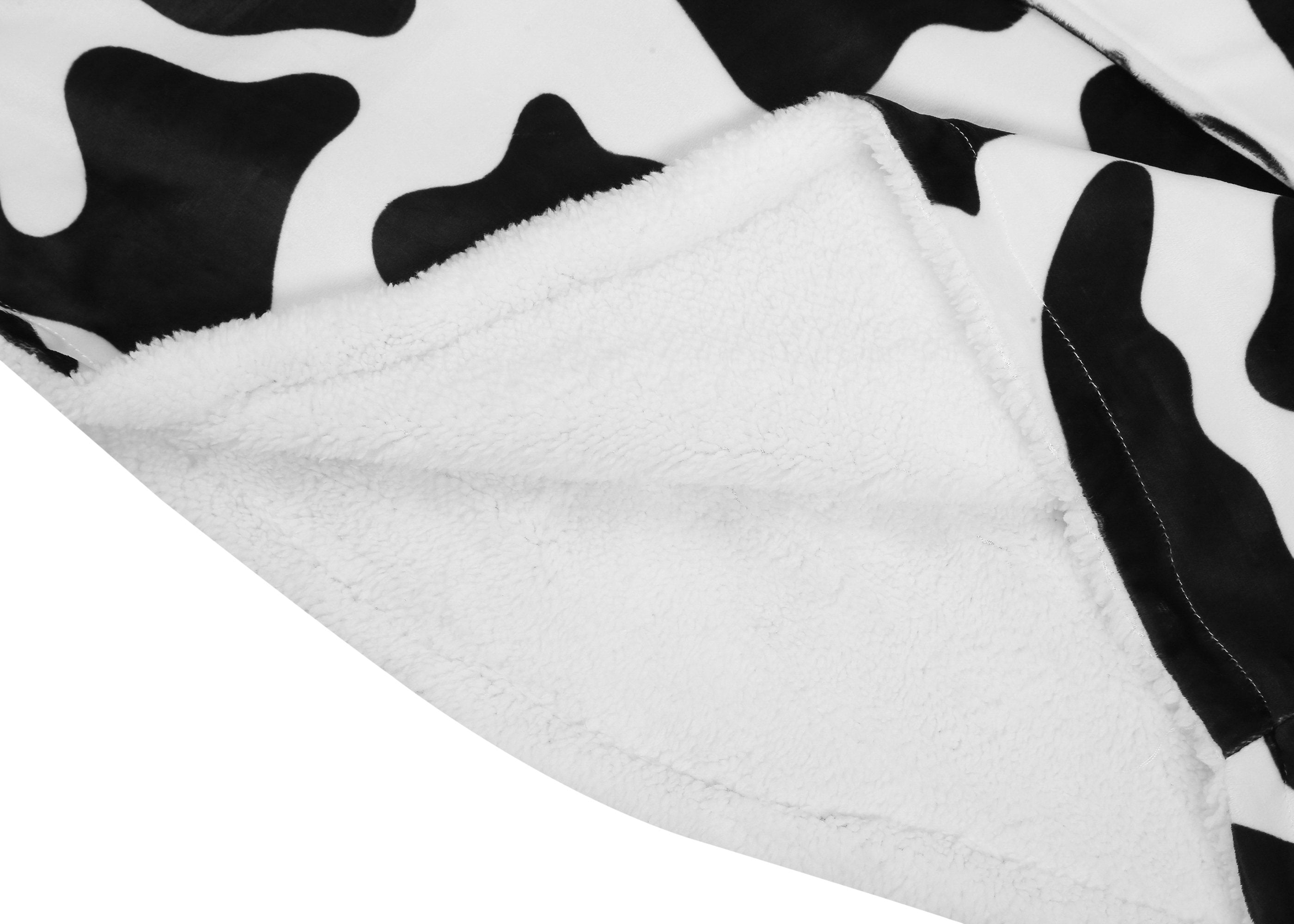 TARRAMARRA® Kids Reversible Hoodie Blanket Cow Pattern