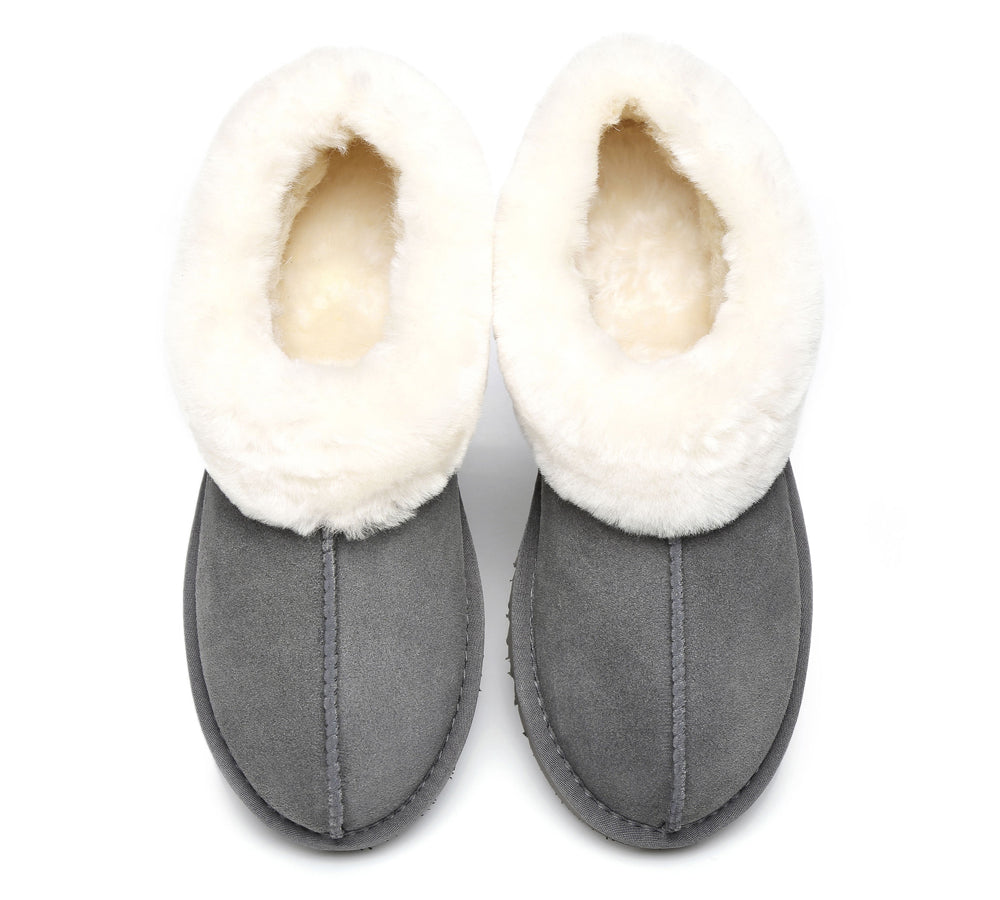 TARRAMARRA® Premium Australian Sheepskin Ankle Slipper Unisex Homey