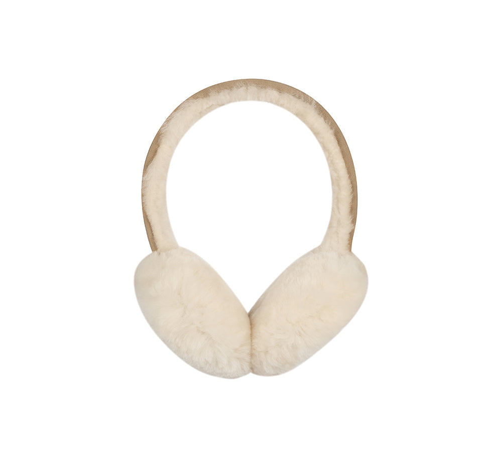 AUSTRALIAN SHEPHERD® Adjustable Sheepskin Wool Connie Earmuff