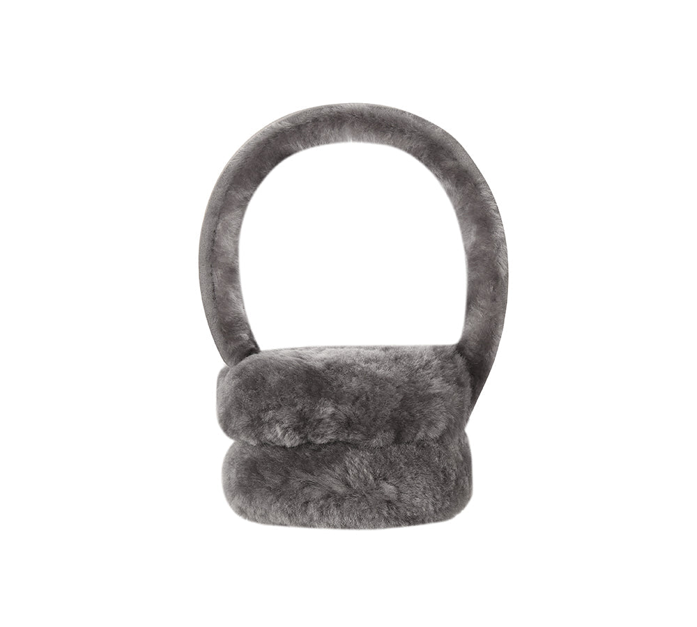 AUSTRALIAN SHEPHERD® Adjustable Sheepskin Wool Connie Earmuff