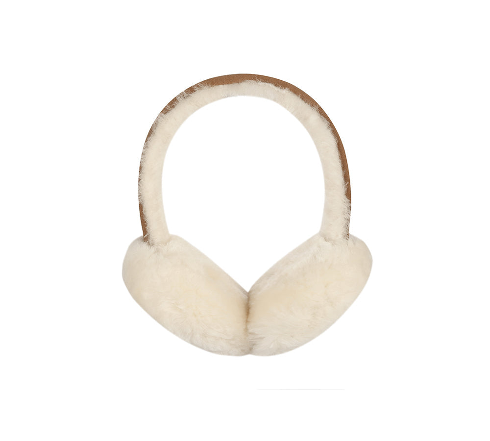 AUSTRALIAN SHEPHERD® Adjustable Sheepskin Wool Connie Earmuff