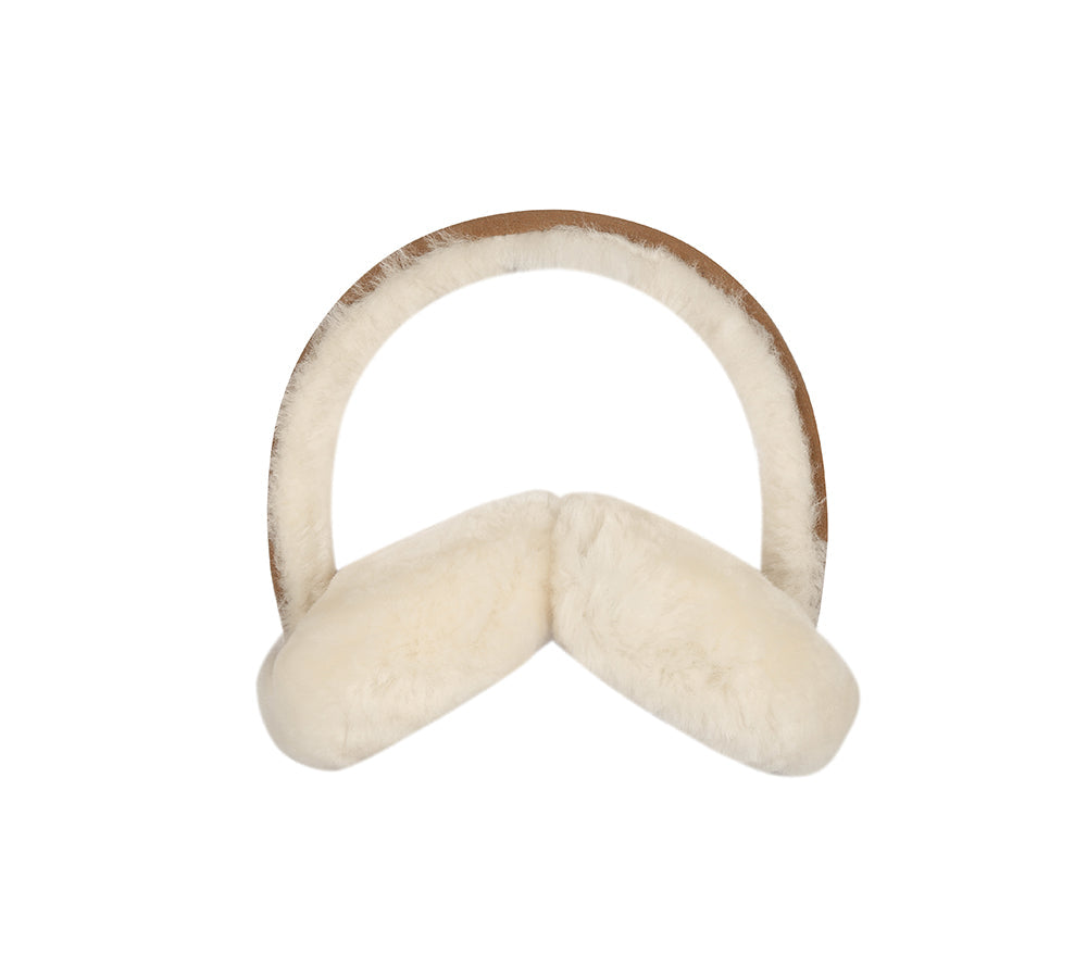 AUSTRALIAN SHEPHERD® Adjustable Sheepskin Wool Connie Earmuff