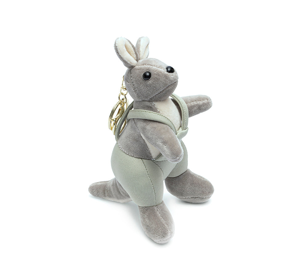 AUSTRALIAN SHEPHERD® Cute Plush Kangaroo Keyring