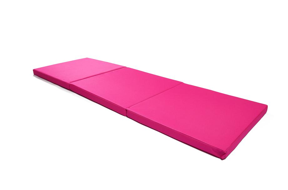 TARRAMARRA® Tri-Fold Folding Exercise Floor Mat 180X60 cm with Carrying Handles