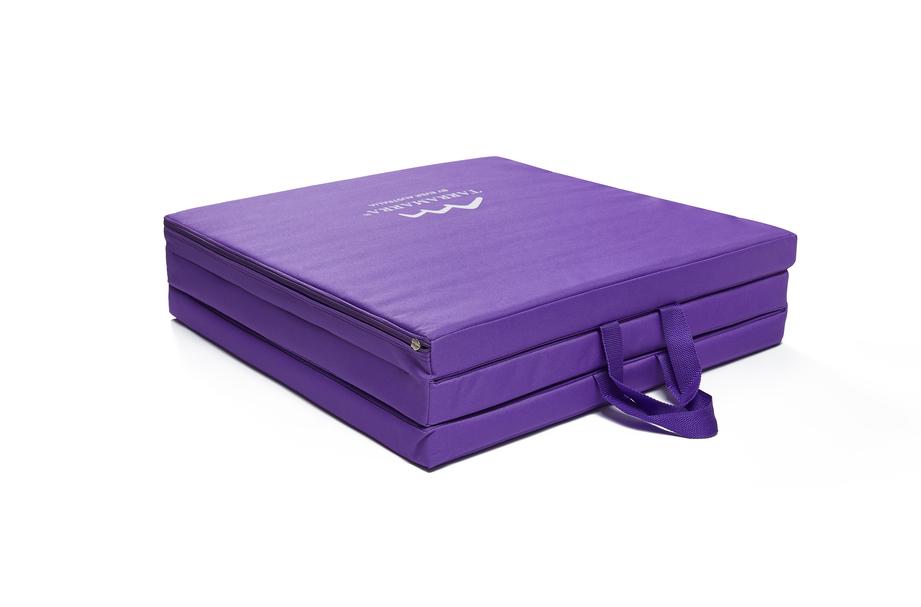 TARRAMARRA® Tri-Fold Folding Exercise Floor Mat 180X60 cm with Carrying Handles
