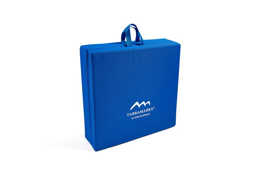 TARRAMARRA® Tri-Fold Folding Exercise Floor Mat 180X60 cm with Carrying Handles