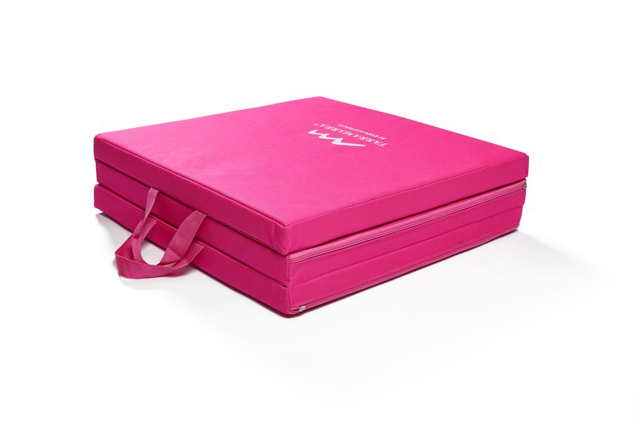 TARRAMARRA® Tri-Fold Folding Exercise Floor Mat 180X60 cm with Carrying Handles