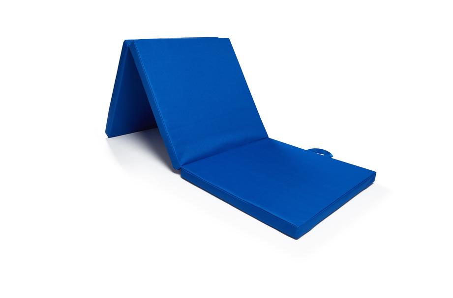 TARRAMARRA® Tri-Fold Folding Exercise Floor Mat 180X60 cm with Carrying Handles