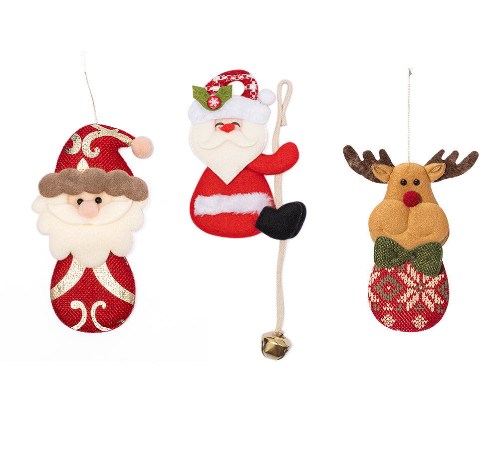 TARRAMARRA® Christmas Reindeer Santa Ornaments