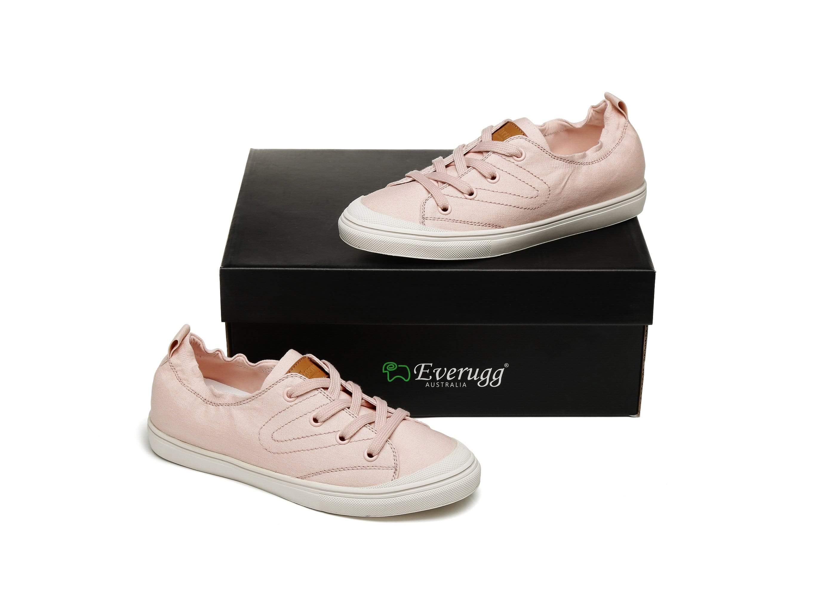 Womens Mousse Flat Sneakers