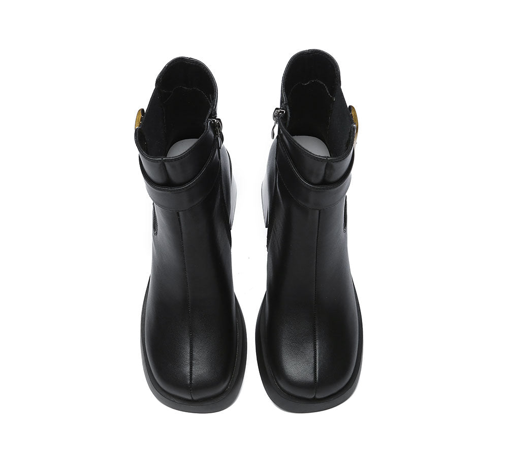 TARRAMARRA® Women's Leather Heels Ankle Boots Jane