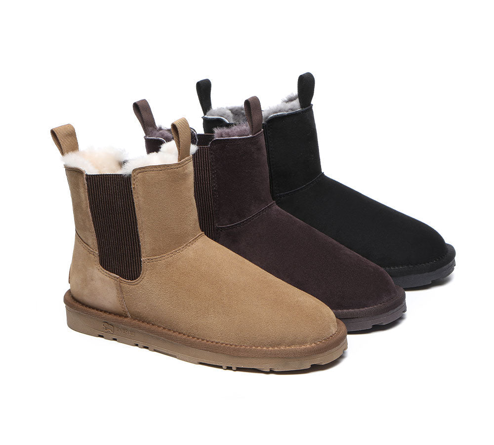 EVERAU® Women Sheepskin Mini Boots Guildford