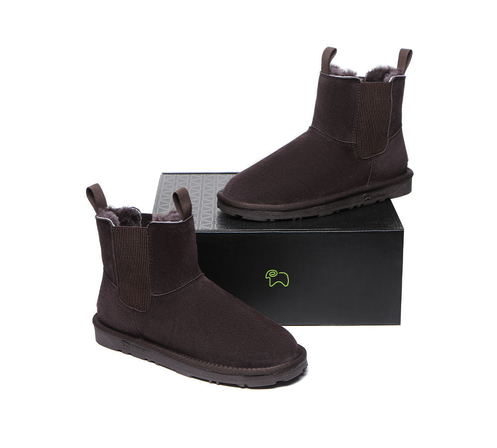 EVERAU® Women Sheepskin Mini Boots Guildford