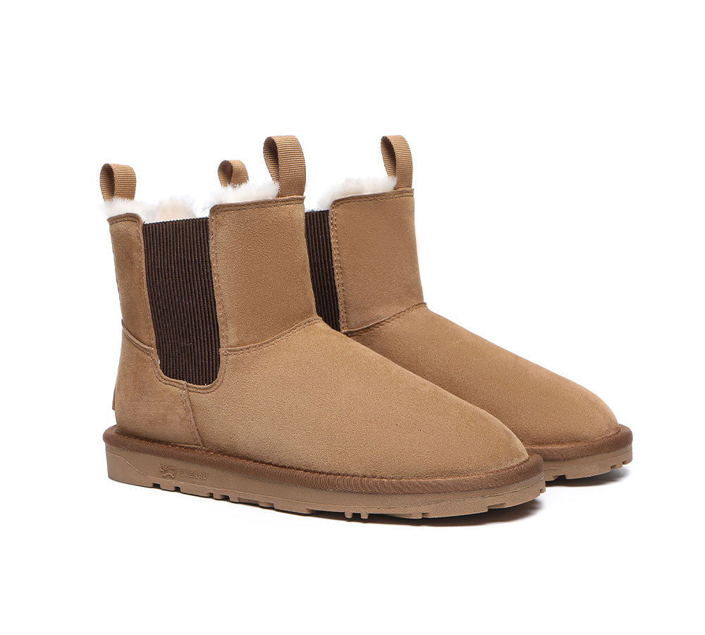 EVERAU® Women Sheepskin Mini Boots Guildford