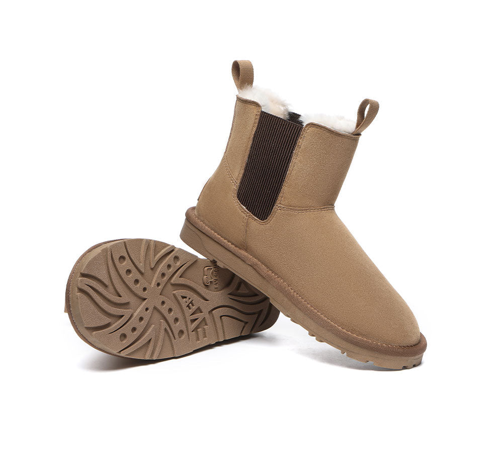 EVERAU® Women Sheepskin Mini Boots Guildford