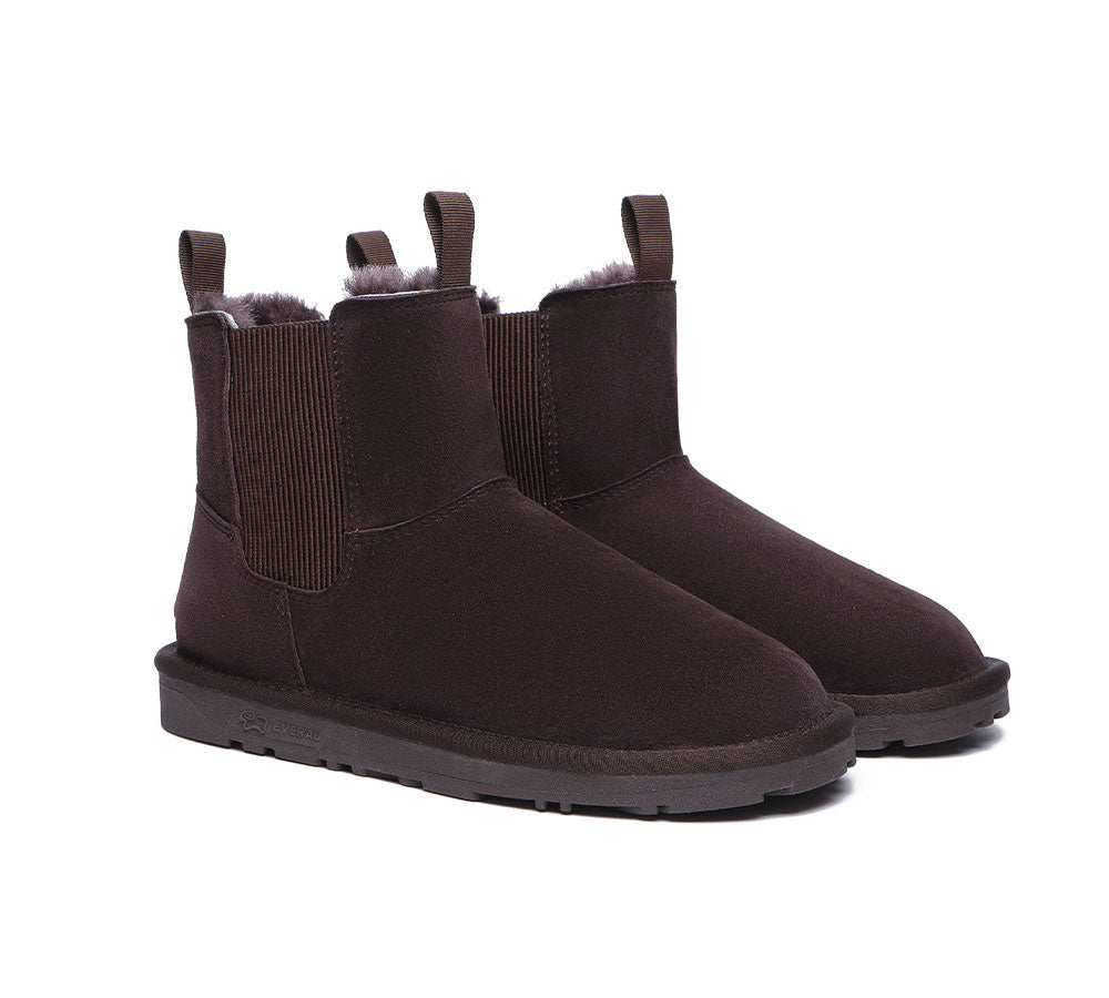 EVERAU® Women Sheepskin Mini Boots Guildford