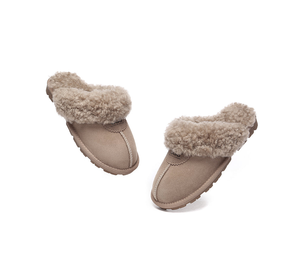 AUSTRALIAN SHEPHERD® UGG Slipper Double Faced Sheepskin Waffle Curly