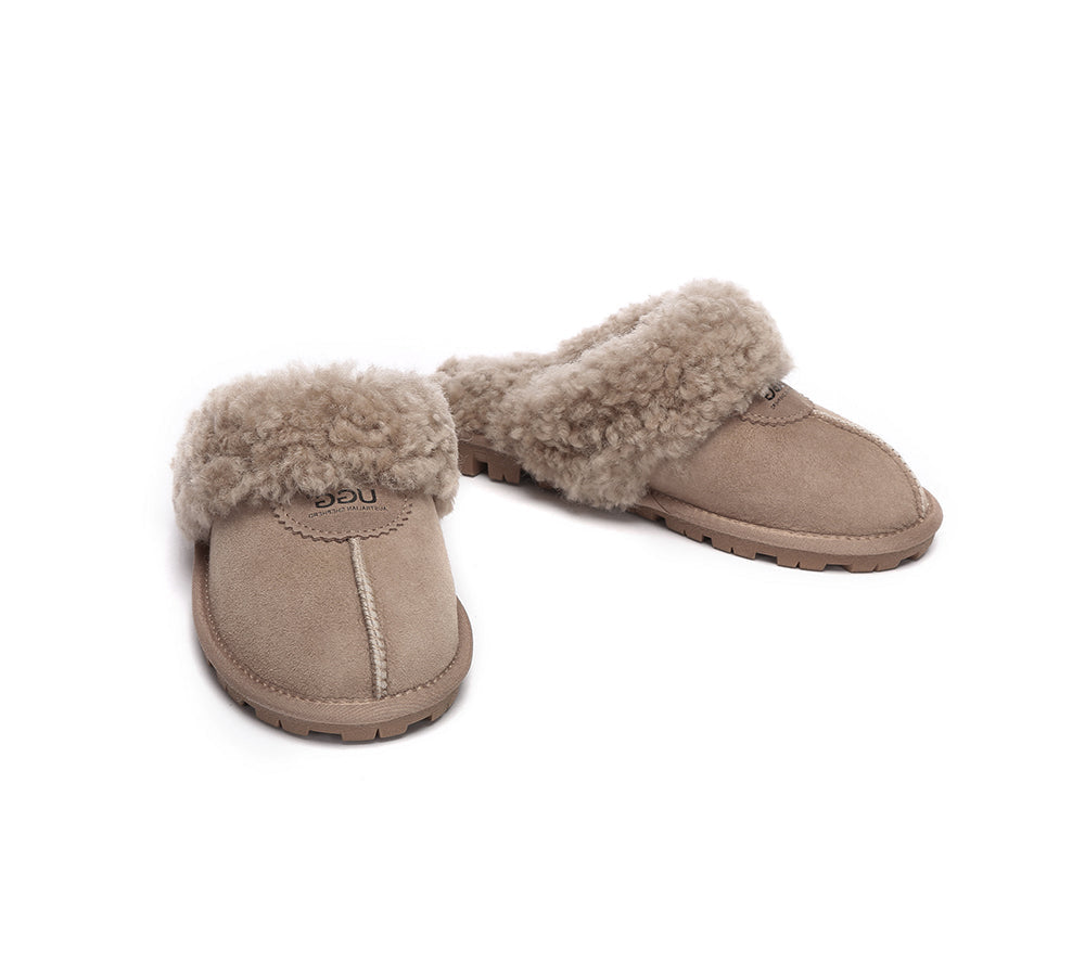 AUSTRALIAN SHEPHERD® UGG Slipper Double Faced Sheepskin Waffle Curly