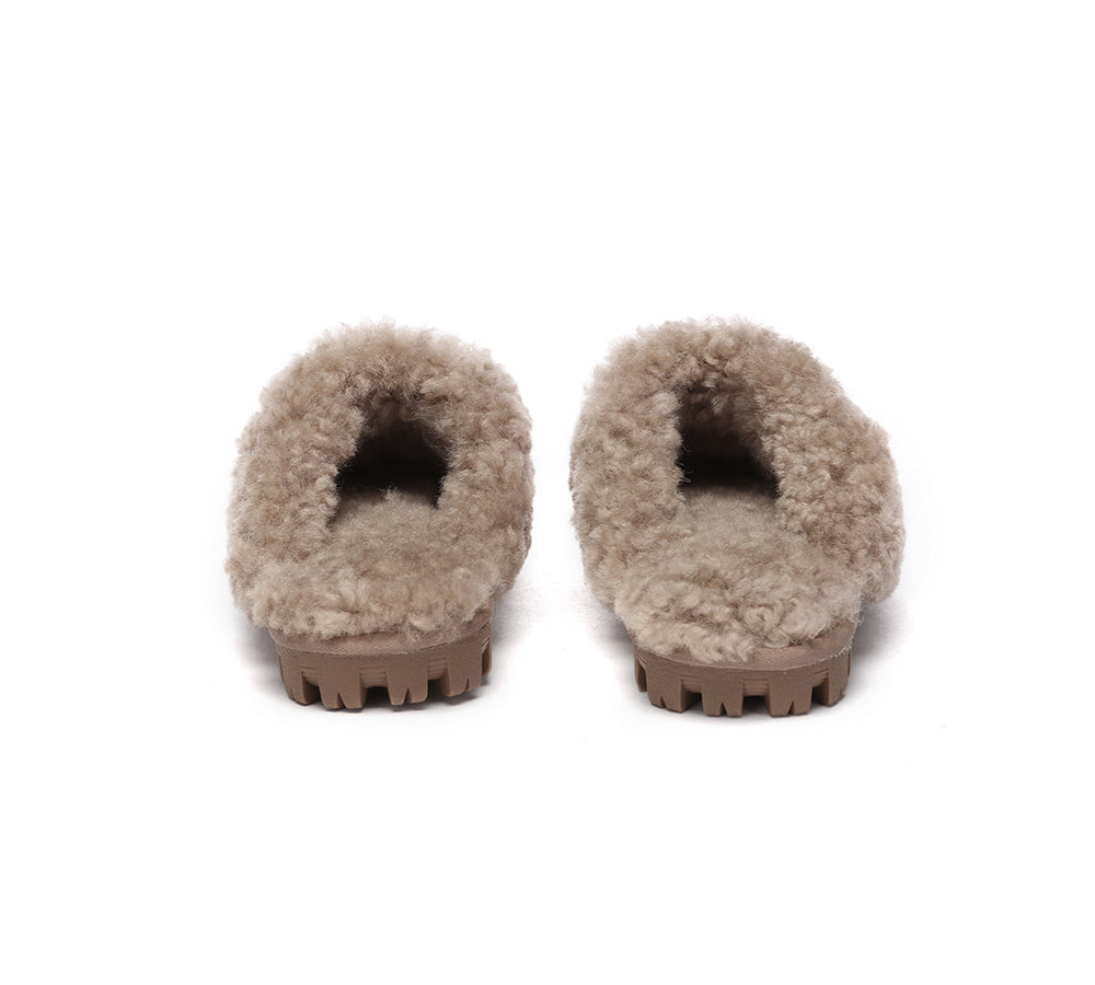 AUSTRALIAN SHEPHERD® UGG Slipper Double Faced Sheepskin Waffle Curly