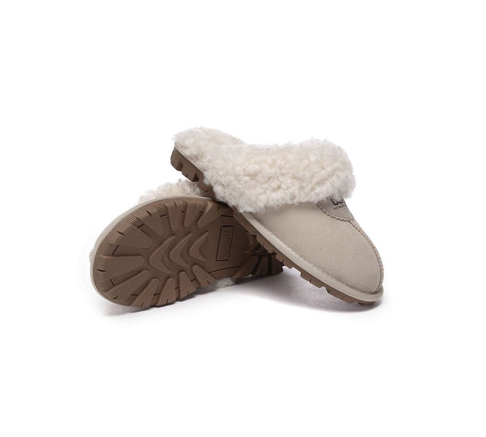 AUSTRALIAN SHEPHERD® UGG Slipper Double Faced Sheepskin Waffle Curly