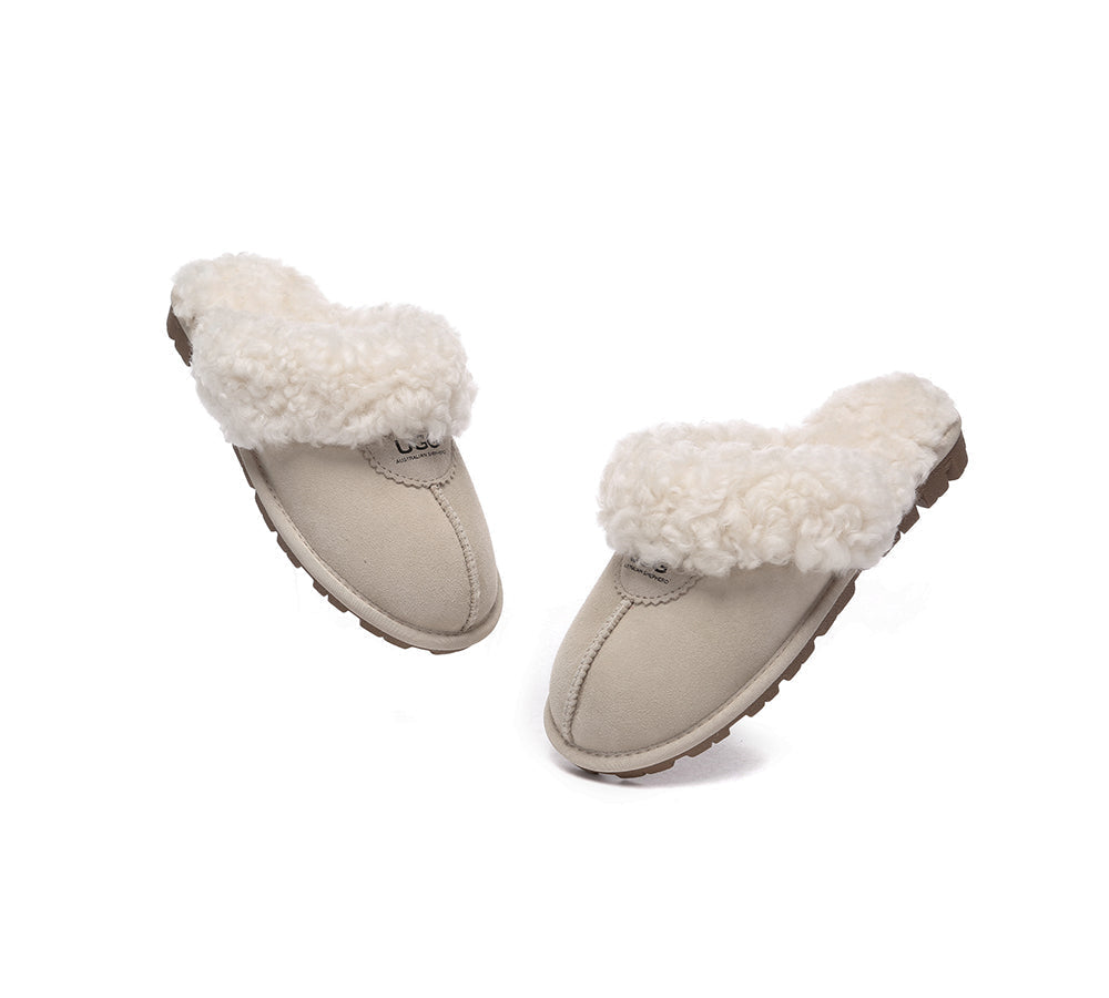 AUSTRALIAN SHEPHERD® UGG Slipper Double Faced Sheepskin Waffle Curly